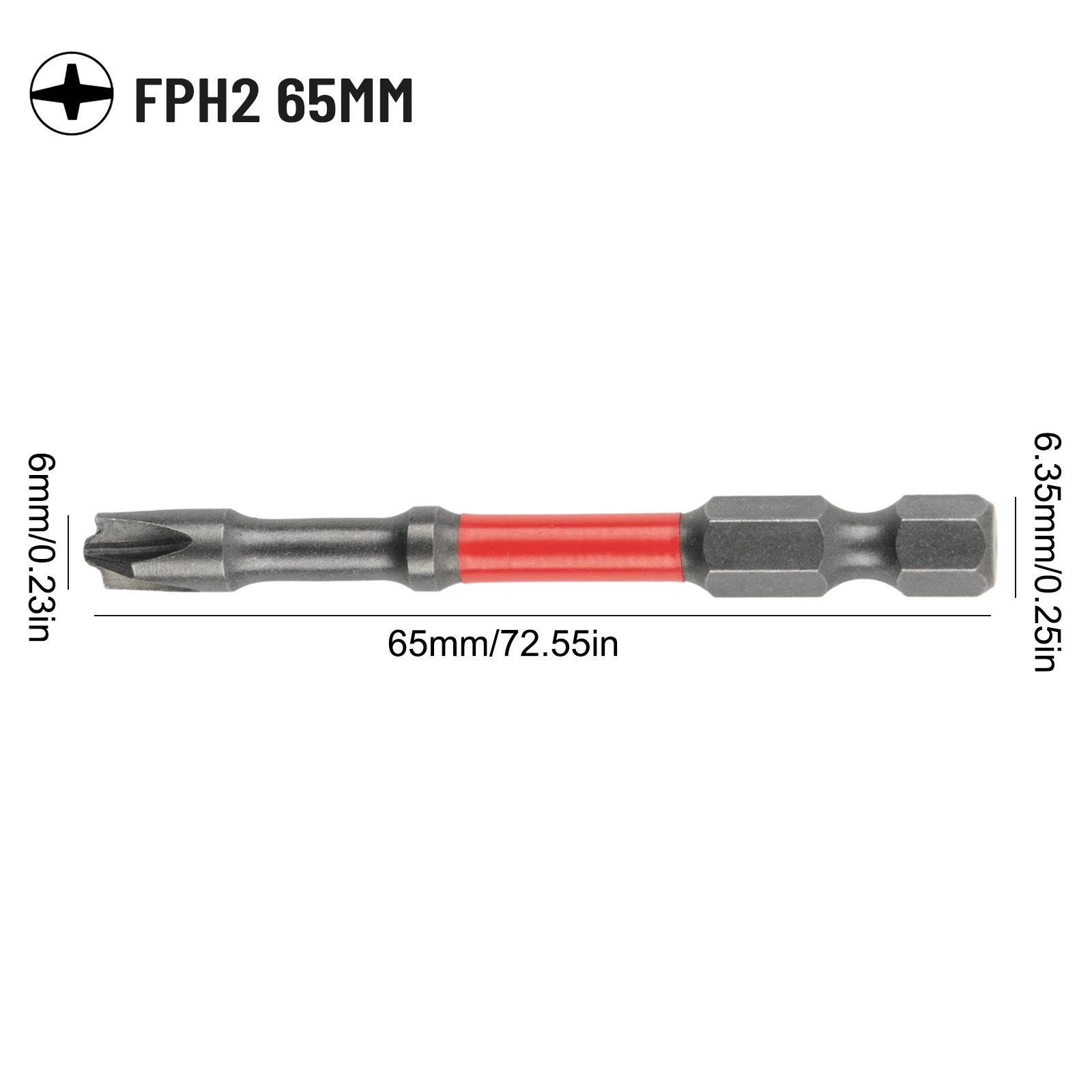 Durable Socket Panels Circuit Breakers Screwdriver Bit Electricians Special 65-110mm 6mm Head Alloy Steel Anti-rust
Durable Socket Panels Circuit Breakers Screwdriver Bit Electricians Special 65-110mm 6mm Head Alloy Steel Anti-rust