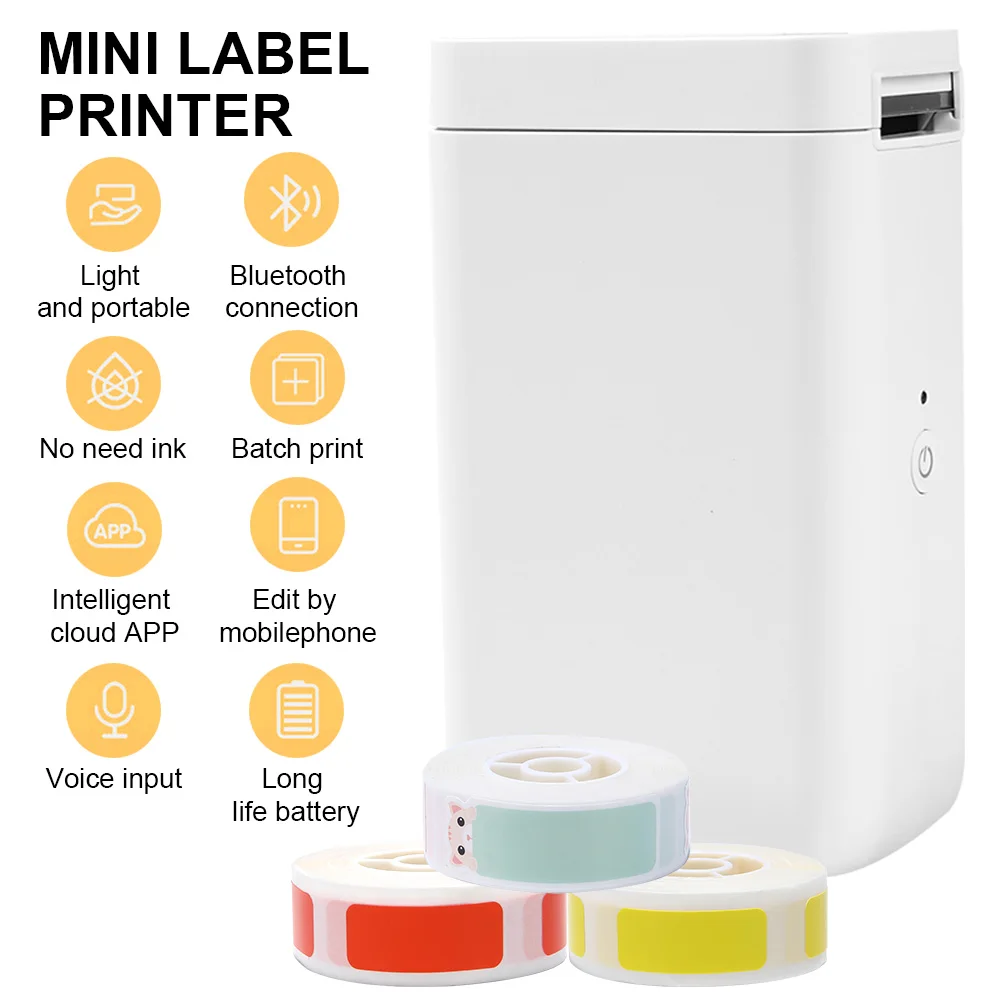 Niimbot D101 Mini Portable Thermal Label Printer Paper Roll Hangul Bluetooth Label Printer Sticker Pocket Barcode Printer D11
Niimbot D101 Mini Portable Thermal Label Printer Paper Roll Hangul Bluetooth Label Printer Sticker Pocket Barcode Printer D11