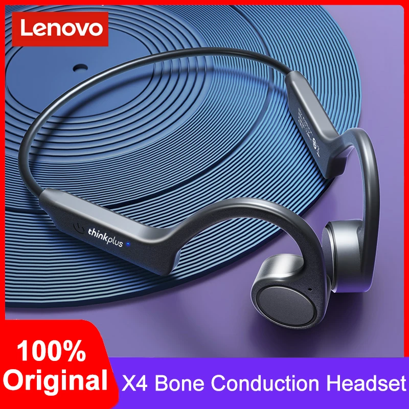 Original Lenovo X4 Bone Conduction Bluetooth Headphone Wireless Sports Earphone with Microphone Ear-hook Headset Hifi Stereo
Original Lenovo X4 Bone Conduction Bluetooth Headphone Wireless Sports Earphone with Microphone Ear-hook Headset Hifi Stereo
