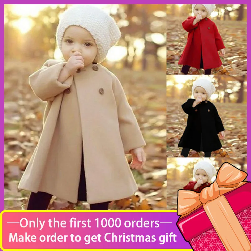Baby Girl Boys Spring Autumn Wool Blend Jacket Coat Clothes Infant Toddler Christmas New Years Costume Blend Clothing Outerwear
Baby Girl Boys Spring Autumn Wool Blend Jacket Coat Clothes Infant Toddler Christmas New Years Costume Blend Clothing Outerwear