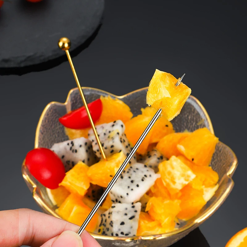 5Pcs Cocktail Picks Appetizer 304 Stainless Steel Skewers For Toothpicks Sticks Fruit Metal Toothpick Stick Fancy Garnish Olive
5Pcs Cocktail Picks Appetizer 304 Stainless Steel Skewers For Toothpicks Sticks Fruit Metal Toothpick Stick Fancy Garnish Olive