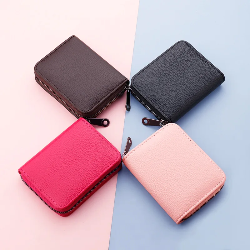 20 Bits Business Card Holder Zipper Wallet Solid Color Credit Card Holder Exquisite Card Wallet Case Safty Wallet 2022 New
20 Bits Business Card Holder Zipper Wallet Solid Color Credit Card Holder Exquisite Card Wallet Case Safty Wallet 2022 New
