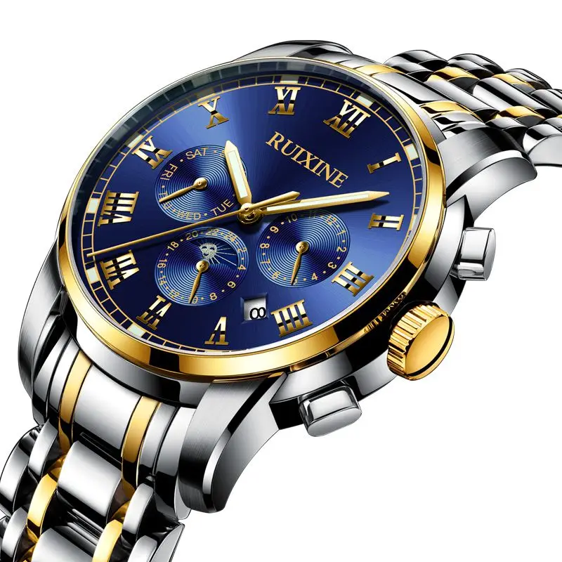RUIXINE New Wrist Watch Men Business Automatic Mechanical Watch Fashion Luxury Tourbillon Sport Men Watches Relogio Masculino
RUIXINE New Wrist Watch Men Business Automatic Mechanical Watch Fashion Luxury Tourbillon Sport Men Watches Relogio Masculino