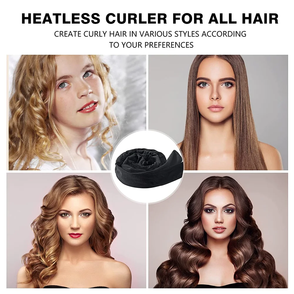 No Heat Hair Curlers Heatless Curling Rod Headband Ribbon Lazy Hair Rollers Silk Curls Sleeping Soft Headband Hair Styling Tools
No Heat Hair Curlers Heatless Curling Rod Headband Ribbon Lazy Hair Rollers Silk Curls Sleeping Soft Headband Hair Styling Tools