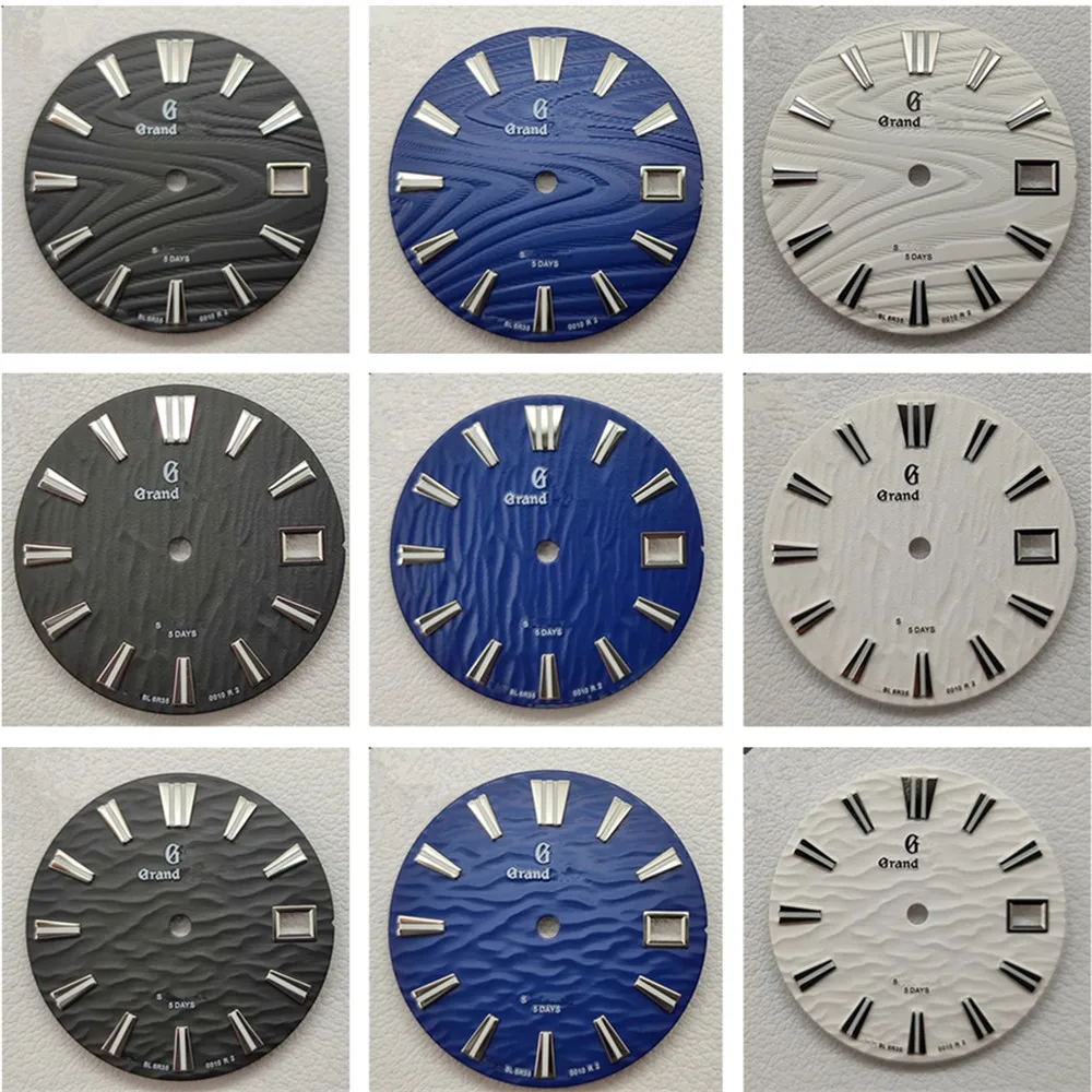 GS Dial Grand S NH35 Movement with Ice Luminous Face Nh36 Dial Watch Maker Tools Cadran Nh35 GS Logo Watch Skx007/SUB Dial
GS Dial Grand S NH35 Movement with Ice Luminous Face Nh36 Dial Watch Maker Tools Cadran Nh35 GS Logo Watch Skx007/SUB Dial