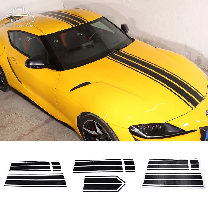 For Toyota GR Supra MK5 A90 2019-2022 PVC Hood Roof Sticker Car Decalds Graphics Vinyl Custom Decor Cover Car Accessories
For Toyota GR Supra MK5 A90 2019-2022 PVC Hood Roof Sticker Car Decalds Graphics Vinyl Custom Decor Cover Car Accessories