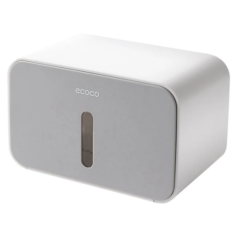Ecoco Sanitary Paper Box Toilet Paper Rack Toilet Household Free Punching Creative Waterproof Paper Roll Paper Tube
Ecoco Sanitary Paper Box Toilet Paper Rack Toilet Household Free Punching Creative Waterproof Paper Roll Paper Tube