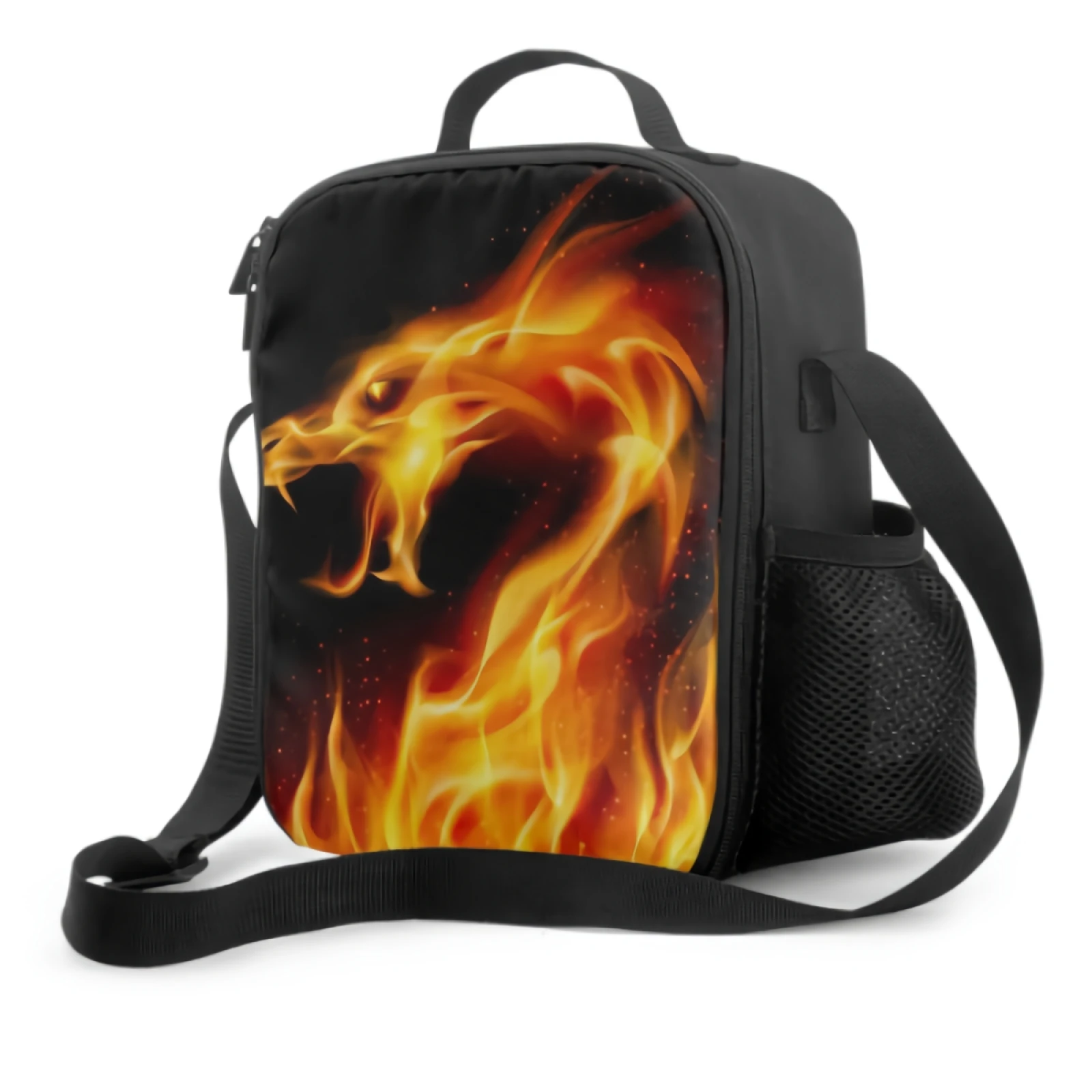 Abstract Firey Dragon Lunch Box Insulated Meal Bag Fantasy Fire With Orange Animal Print Lunch Bag Food Container for Boys Girls
Abstract Firey Dragon Lunch Box Insulated Meal Bag Fantasy Fire With Orange Animal Print Lunch Bag Food Container for Boys Girls