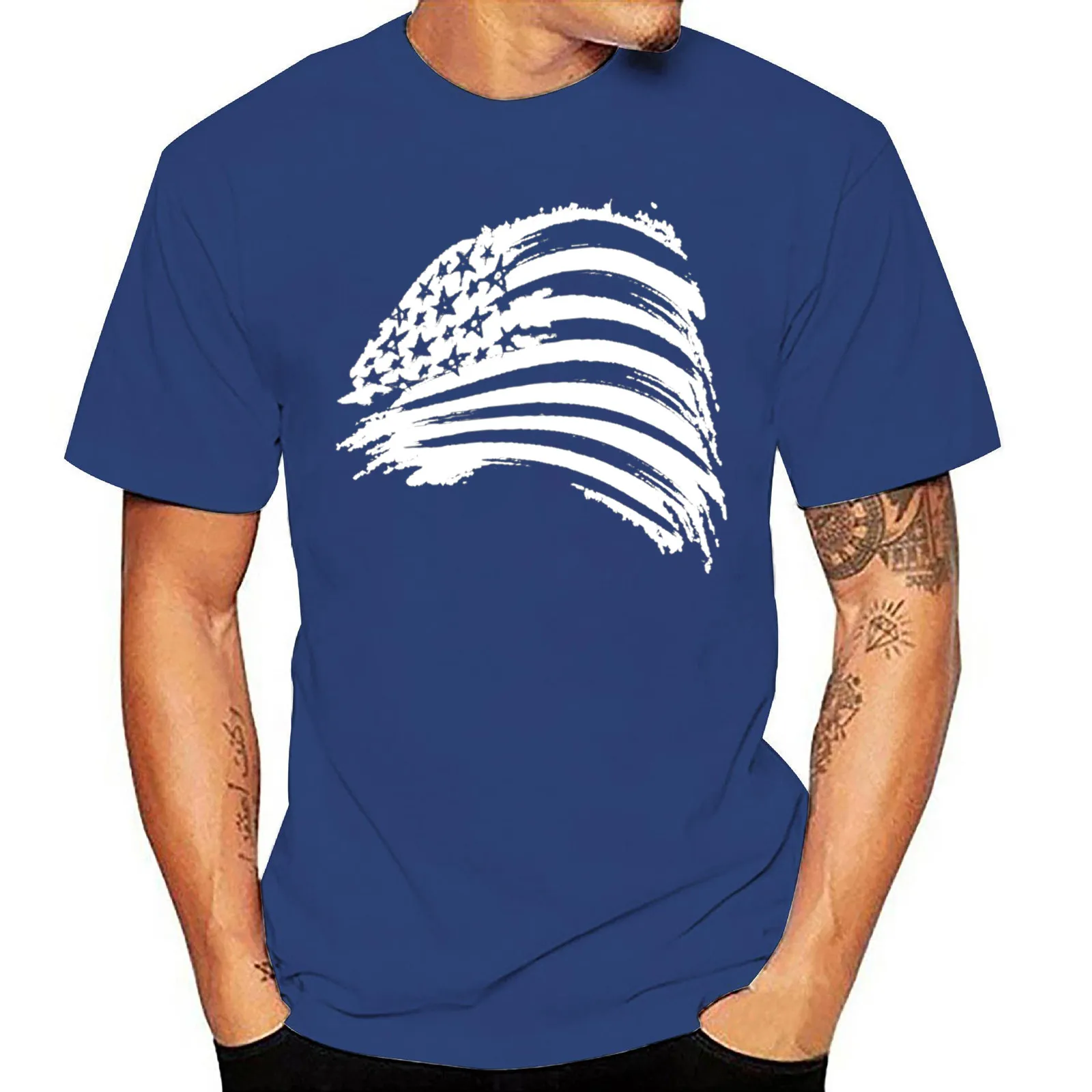 Tie Mens T Shirts Men's Independence Day Flag Print Two Spring/summer Leisure Sports Comfortable Solid T Shirt Men
Tie Mens T Shirts Men's Independence Day Flag Print Two Spring/summer Leisure Sports Comfortable Solid T Shirt Men