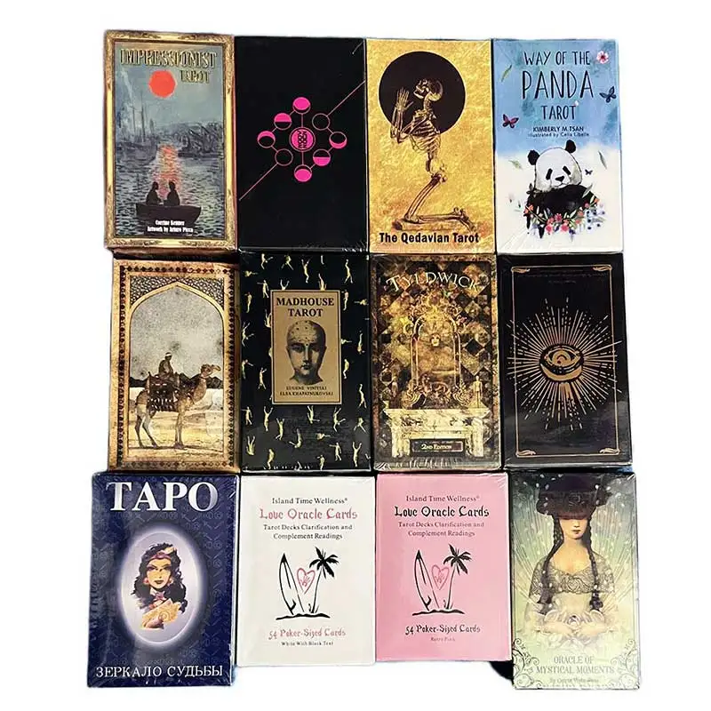 Card For Entertainment Fate Game And A Variety Of Options for Hot Sell Rider for Divination Personal Use Tarot D
Card For Entertainment Fate Game And A Variety Of Options for Hot Sell Rider for Divination Personal Use Tarot D