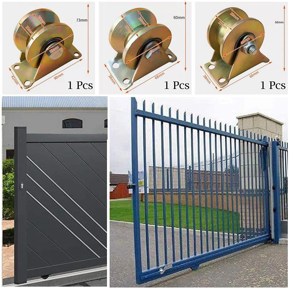 V/U/H-Groove Track Wheel 60mm 45# Steel Heavy Duty Sliding Gate Roller With Bracket Outdoor Work Tools
V/U/H-Groove Track Wheel 60mm 45# Steel Heavy Duty Sliding Gate Roller With Bracket Outdoor Work Tools