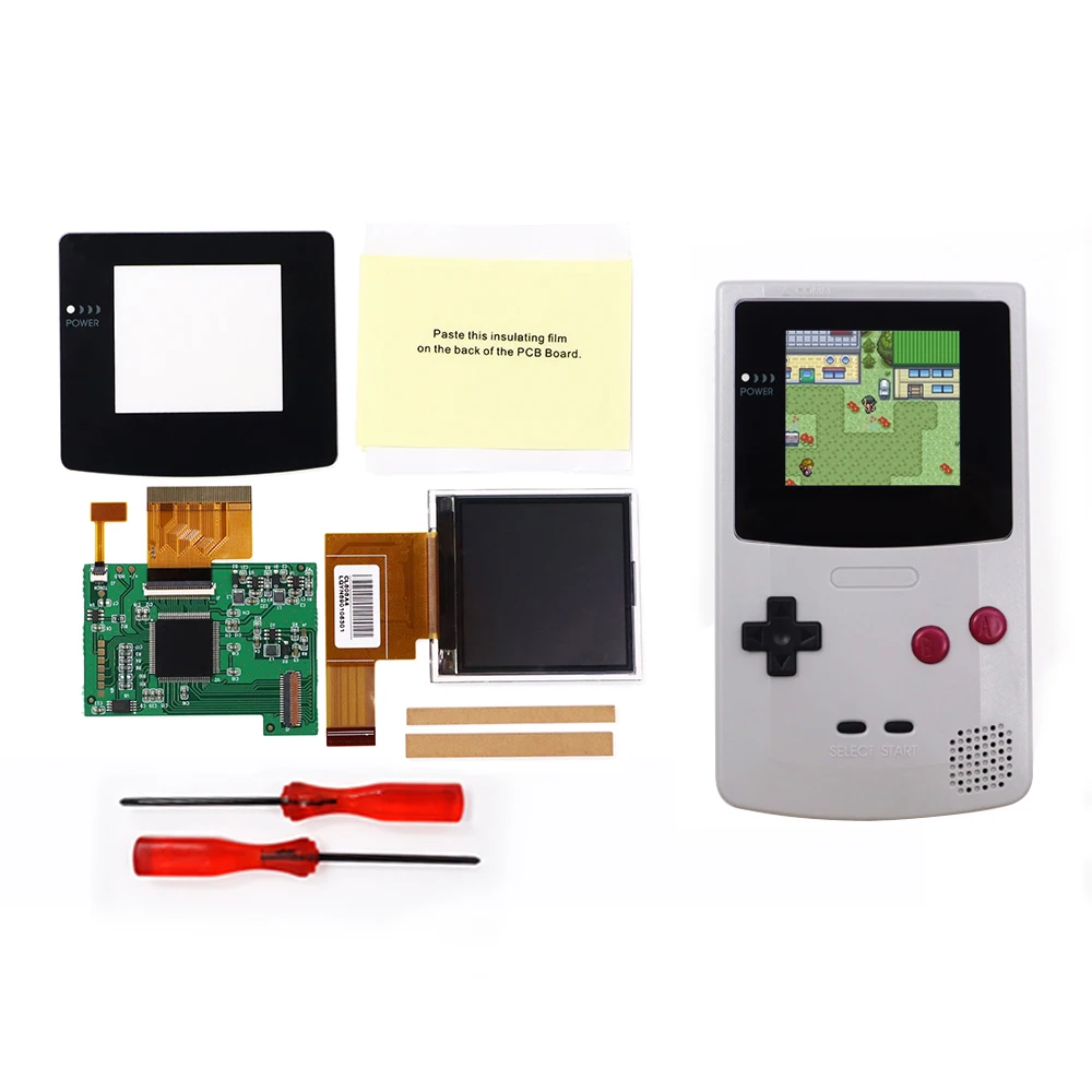 2,2 дюймовый высосветильник свет GBC ЖК-подсветка Свет ЖК-экран для GameBoy цветная консоль для консоль GBC с корпусом
2,2 дюймовый высосветильник свет GBC ЖК-подсветка Свет ЖК-экран для GameBoy цветная консоль для консоль GBC с корпусом
