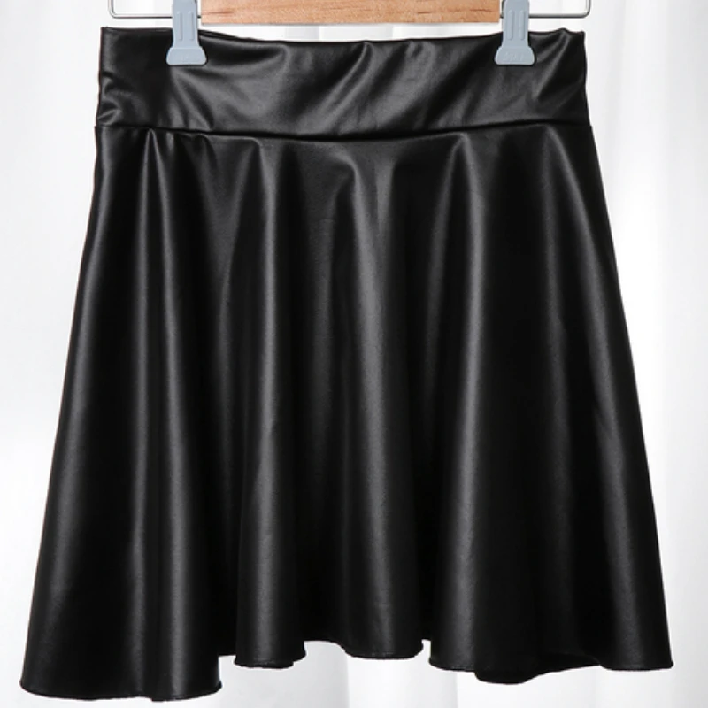 Women Sexy Faux Leather Skirts High Waist Elastic Mini Short Skirt Multi Purpose for Skater Work Nightclub Knee-Length Skirts
Women Sexy Faux Leather Skirts High Waist Elastic Mini Short Skirt Multi Purpose for Skater Work Nightclub Knee-Length Skirts