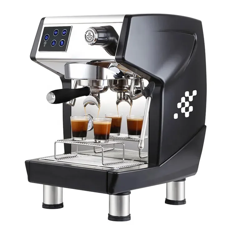 

Automatic Pump Single Group 15 Bar Italian Barista Semi Auto Espresso Electric Making Commercial Coffee Machines For Cafes