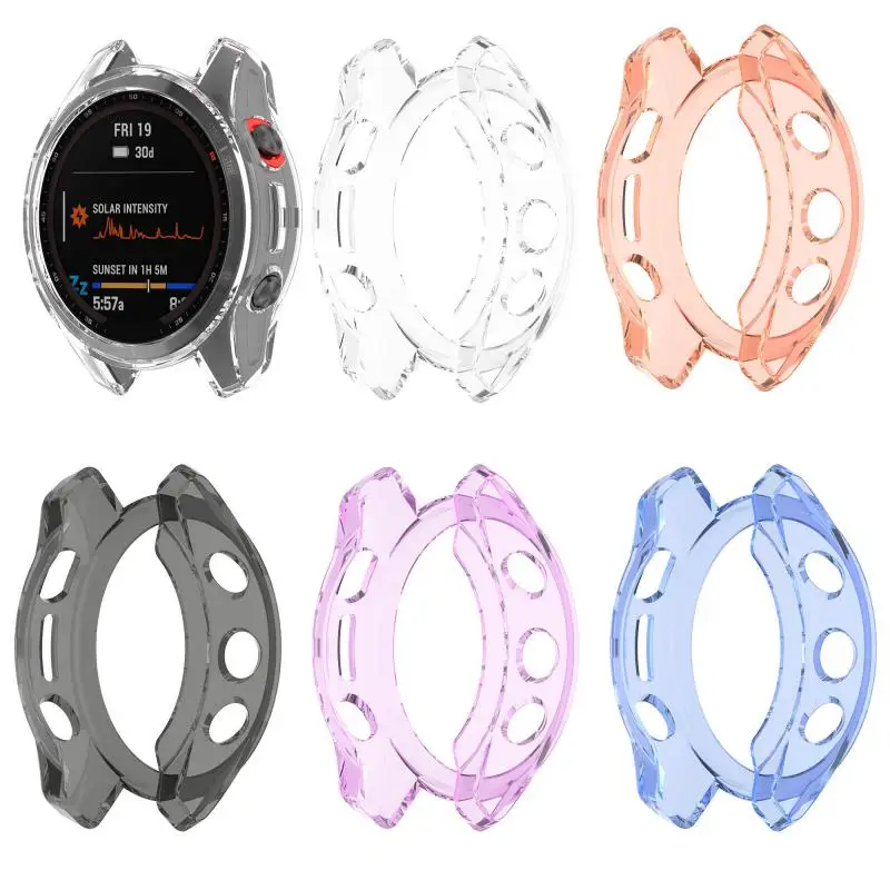 Smart Accessories Candy Color Protective Case Anti-fall Protective Cover Half-pack Hollow Watch Case For Garmin Fenix7/7s
Smart Accessories Candy Color Protective Case Anti-fall Protective Cover Half-pack Hollow Watch Case For Garmin Fenix7/7s