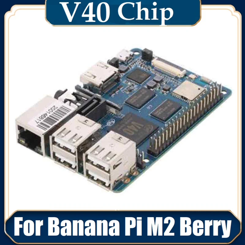 For Banana Pi Bpi-M2 Berry V40 Chip Development Board Compatible With Raspberry Pi 3B Shape SATA Interface
For Banana Pi Bpi-M2 Berry V40 Chip Development Board Compatible With Raspberry Pi 3B Shape SATA Interface