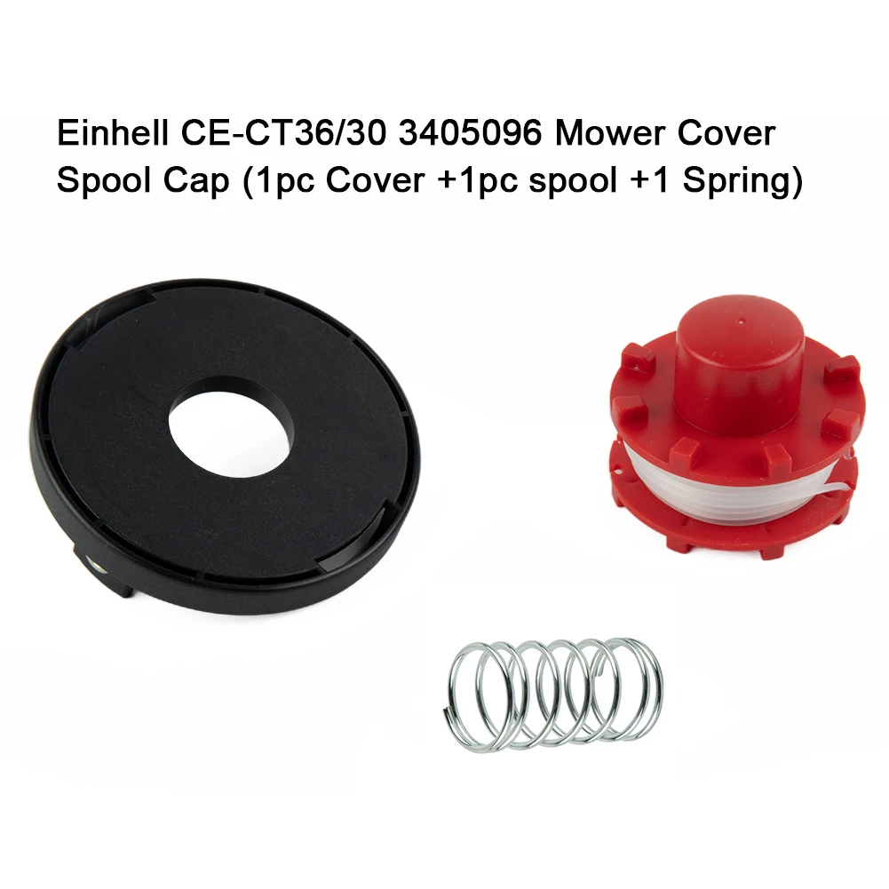 

Brand New Spool Line Spool Spool Cover 97.2*28.7mm Spool Line 63*50mm With Spool Cap Cover With Spring 26.5FT/8M