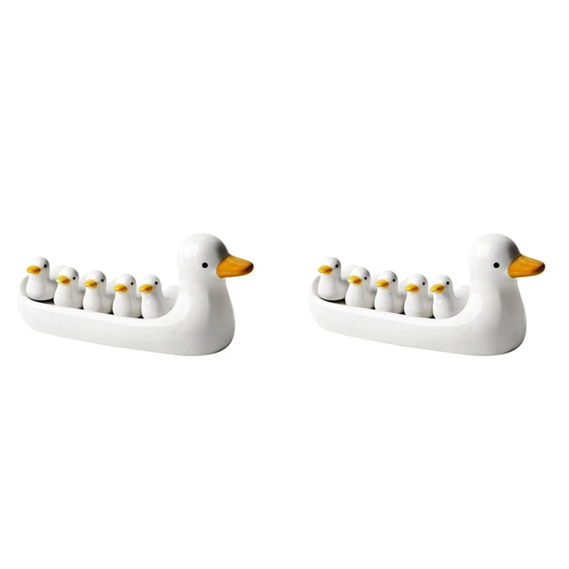 12Pcs Lovely Duckling Chopstick Holder Set Support Fork Coffee Spoon Small Creative Dish And Duck Stand Kithchen Tools
12Pcs Lovely Duckling Chopstick Holder Set Support Fork Coffee Spoon Small Creative Dish And Duck Stand Kithchen Tools