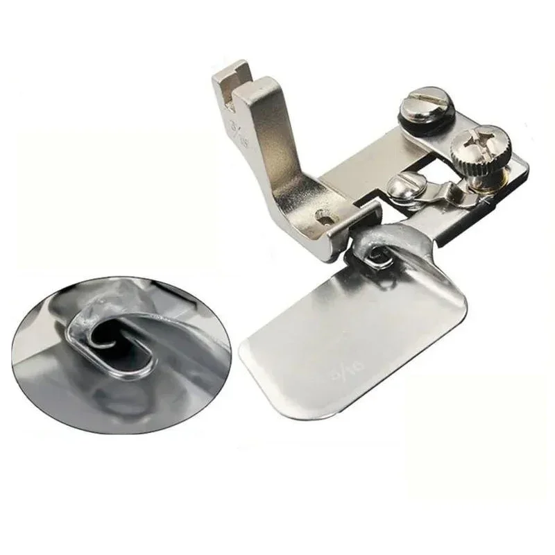 F502 Sewing Hemmer Foot Zigzag Folder Steep Turn-down Collar Steel Folder ARC Round Corner Faster sewing tools supplies
F502 Sewing Hemmer Foot Zigzag Folder Steep Turn-down Collar Steel Folder ARC Round Corner Faster sewing tools supplies