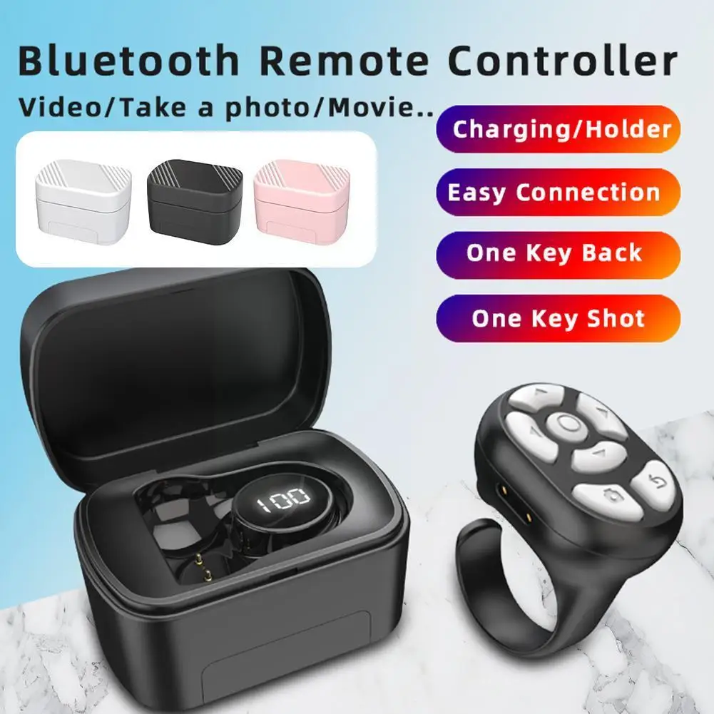 Multifunction Bluetooth Remote Control For IPhone Samsung Mobile Phone Remote Control Selfie Stick Camera Controller B1G3
Multifunction Bluetooth Remote Control For IPhone Samsung Mobile Phone Remote Control Selfie Stick Camera Controller B1G3