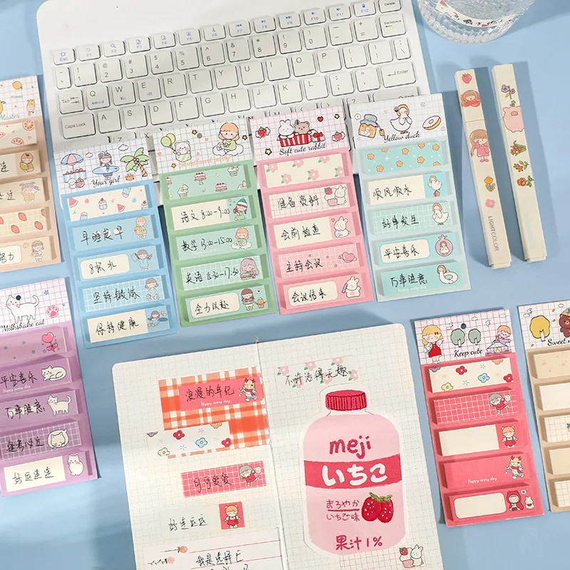 100 pieces of ins cartoon sticky notes index posted message, romantic spring series sticky notes hand account decorative sticker
100 pieces of ins cartoon sticky notes index posted message, romantic spring series sticky notes hand account decorative sticker