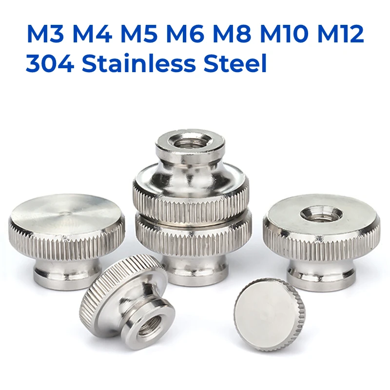 M3 M4 M5-M12 304 Stainless Steel Hand Nut GB806 High Head Knurled Thumb Through Hole Blind Hole Nut Advertising Decorative Nail
M3 M4 M5-M12 304 Stainless Steel Hand Nut GB806 High Head Knurled Thumb Through Hole Blind Hole Nut Advertising Decorative Nail