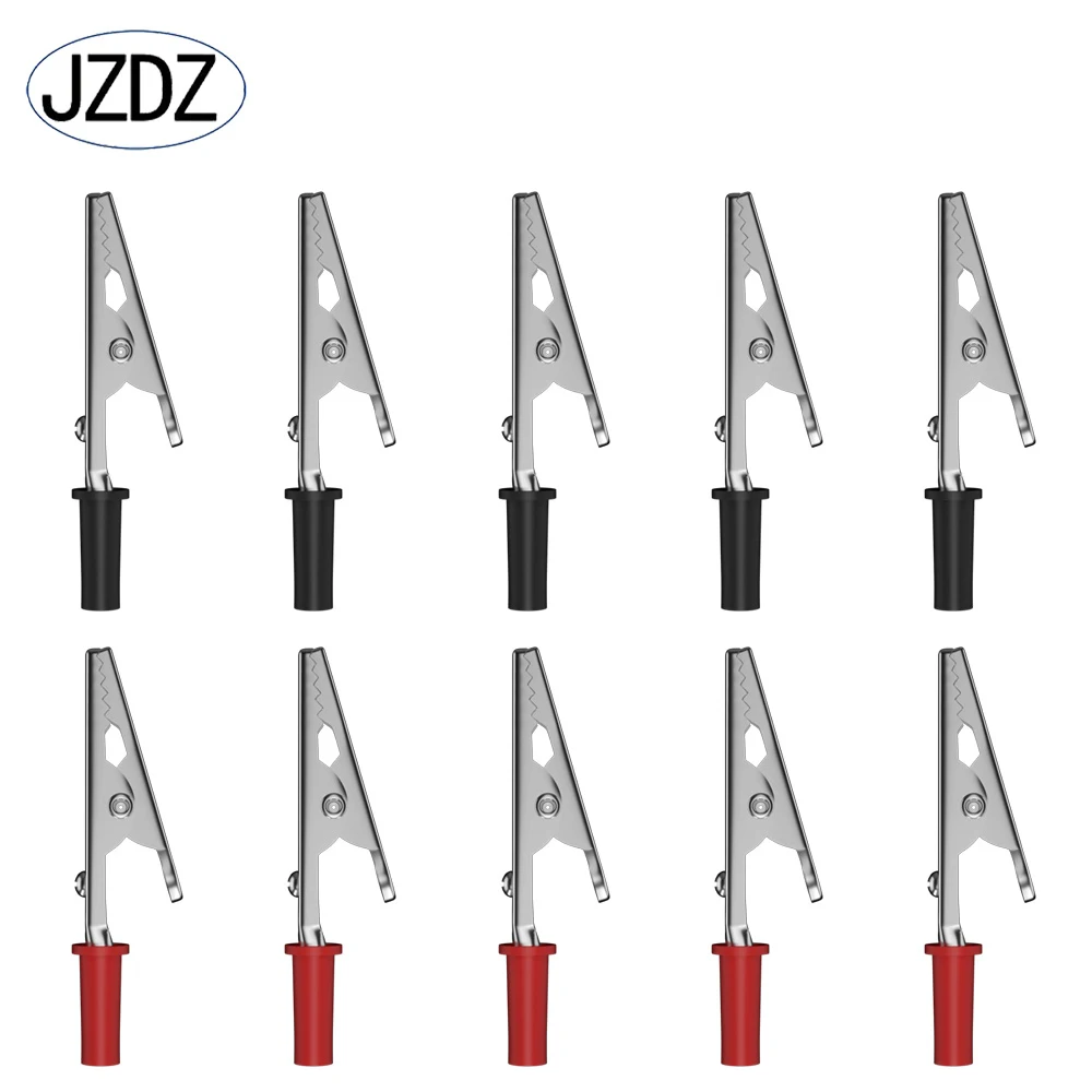 JZDZ 10pcs Alligator Clips Electrical clamp Small clips Ended 4mm Banana jack Test Tools DIY electrical Connector 60007 
JZDZ 10pcs Alligator Clips Electrical clamp Small clips Ended 4mm Banana jack Test Tools DIY electrical Connector 60007