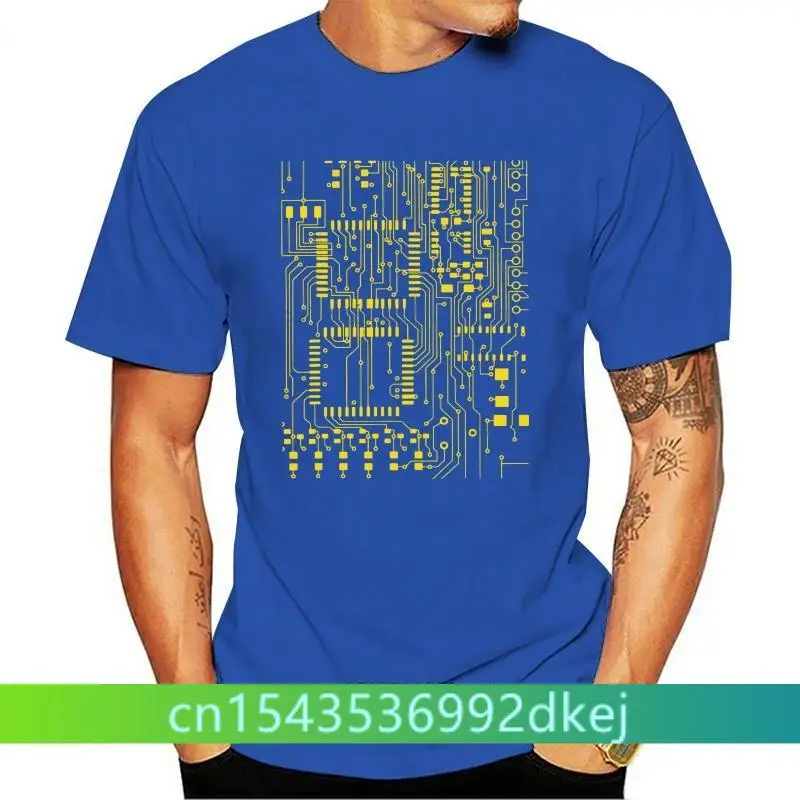 

Men T Shirt Computer Circuit Board Electronics Tech(1) Women T-Shirt