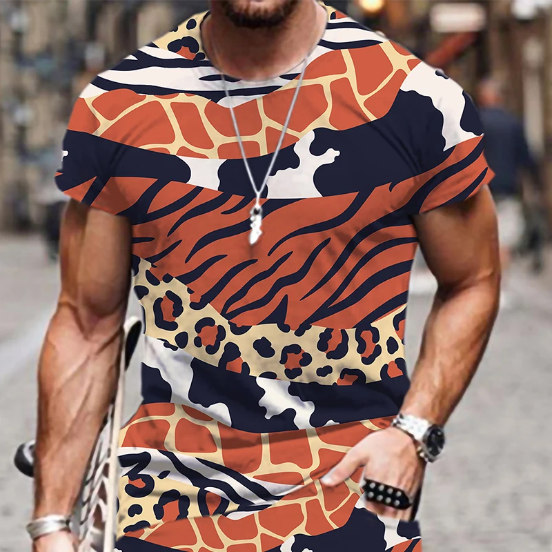 Tops Men's T-shirt Animal Leopard Print Harajuku Street Summer 2-piece Set 3D Printed Funny Beach 2022 New Outfit Fashion Hot
Tops Men's T-shirt Animal Leopard Print Harajuku Street Summer 2-piece Set 3D Printed Funny Beach 2022 New Outfit Fashion Hot