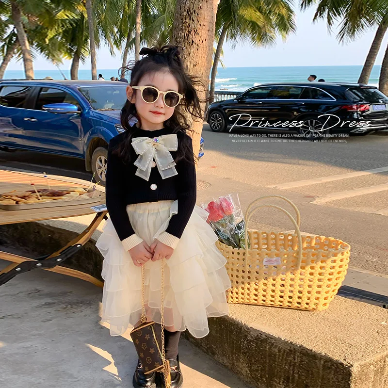 Toddler Kids Baby Outfit Set 2023 Summer Korean Long Sleeve Tops + Mesh Skirts Two Pieces Set Baby Girl Clothes
Toddler Kids Baby Outfit Set 2023 Summer Korean Long Sleeve Tops + Mesh Skirts Two Pieces Set Baby Girl Clothes
