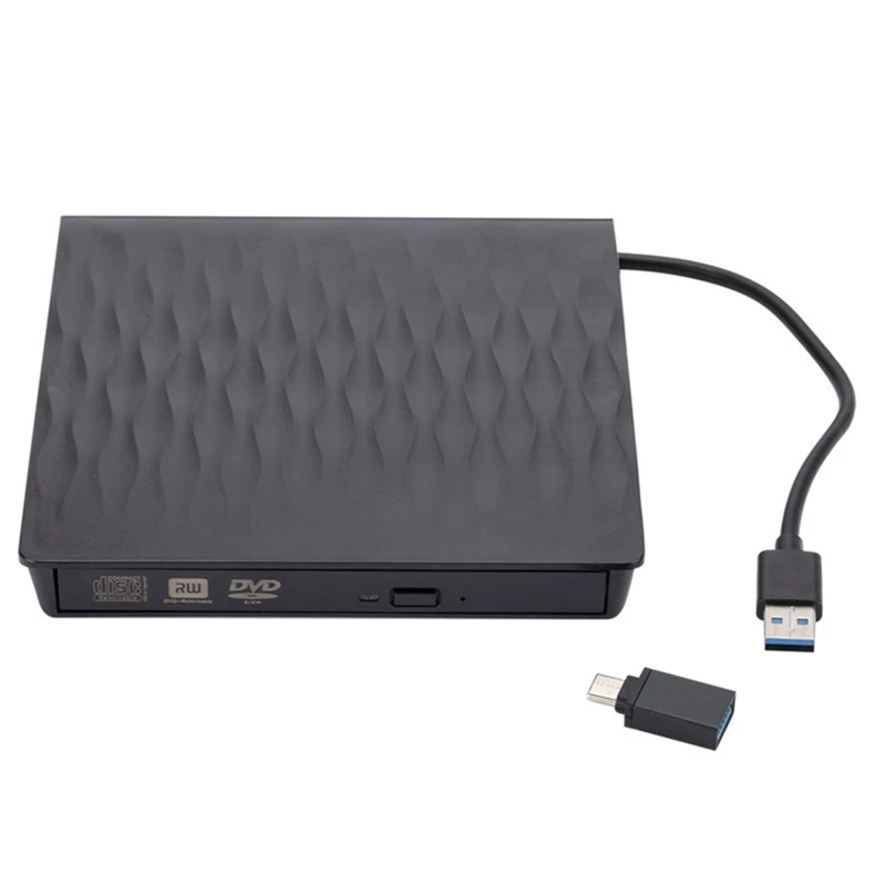 External USB 3.0 DVD RW CD Writer Slim Carbon Grain Drive Burner Reader Player For PC Laptop Optical Drive
External USB 3.0 DVD RW CD Writer Slim Carbon Grain Drive Burner Reader Player For PC Laptop Optical Drive