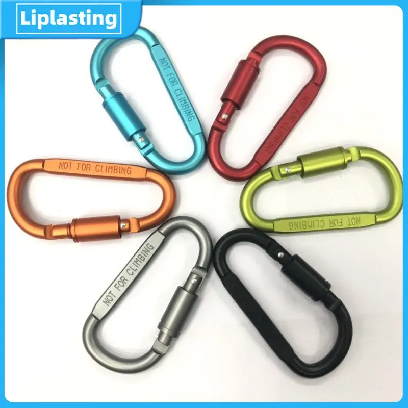 Climbing Button Carabiner D-Ring Clip Camping Hiking Hook Outdoor Sports Multi Colors Aluminium Safety Buckle Keychain
Climbing Button Carabiner D-Ring Clip Camping Hiking Hook Outdoor Sports Multi Colors Aluminium Safety Buckle Keychain