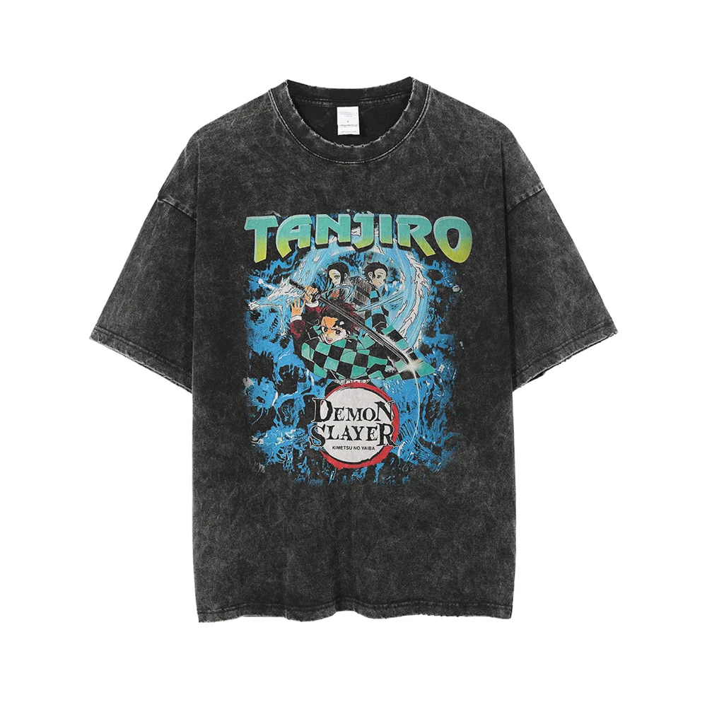 Harajuku Washed T Shirt Anime Demon Slayer Print Tshirt Summer Japanese Streetwear Cotton Tees Oversized Short Sleeve T-shirt
Harajuku Washed T Shirt Anime Demon Slayer Print Tshirt Summer Japanese Streetwear Cotton Tees Oversized Short Sleeve T-shirt