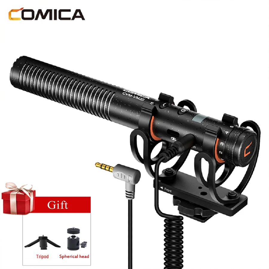 Микрофон COMICA CVM-VM20 Shotgun, многофункциональный суперкардиоидный конденсаторный профессиональный микрофон для записи с кронштейном
Микрофон COMICA CVM-VM20 Shotgun, многофункциональный суперкардиоидный конденсаторный профессиональный микрофон для записи с кронштейном