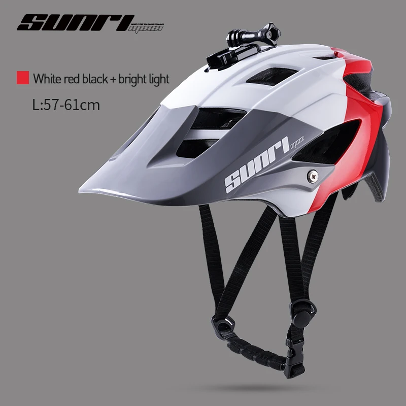 SUNRIMOON Ultralight In-Mold Casco de bicicleta de Montaña Casco de equitación Road Mountain Bike Riding Helmet
SUNRIMOON Ultralight In-Mold Casco de bicicleta de Montaña Casco de equitación Road Mountain Bike Riding Helmet