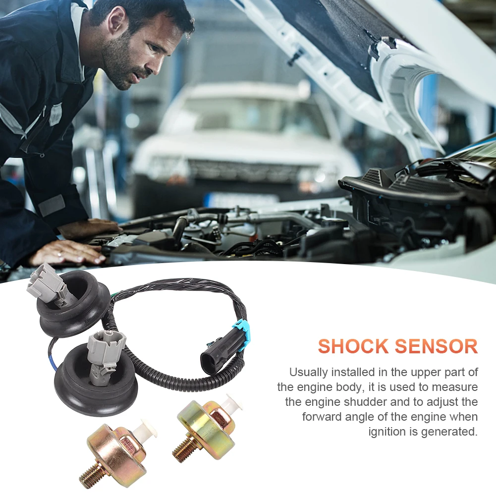 Dual Knock Sensor Wire Harness Engine Knock Sensor 12601822 12589867 for Chevy C10 5.0L for Chevy LS1 LS6 LQ9 4.8L
Dual Knock Sensor Wire Harness Engine Knock Sensor 12601822 12589867 for Chevy C10 5.0L for Chevy LS1 LS6 LQ9 4.8L