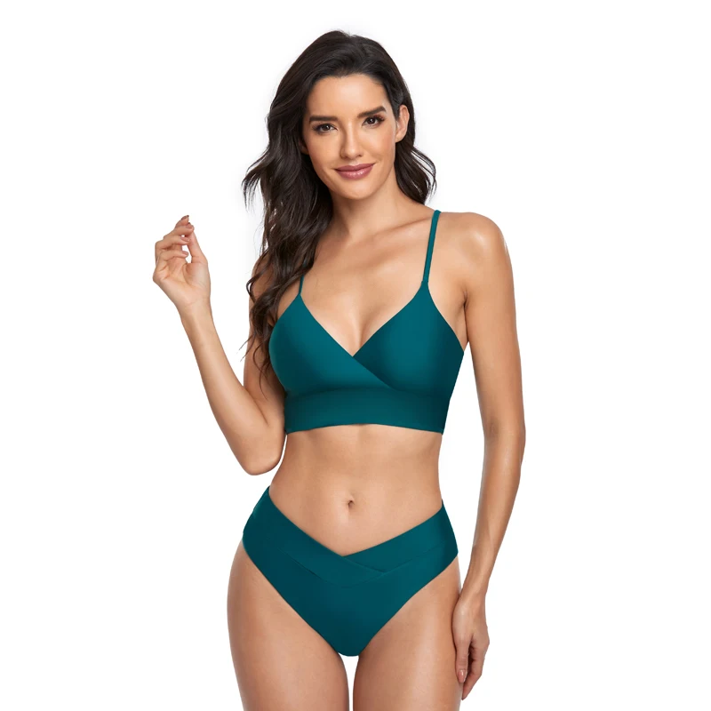 2022 New Sexy Bikini Solid Swimsuit Women Swimwear Push Up Bikini Set Bathing Suit Summer Beach Wear Swimming Suit Plus Size
2022 New Sexy Bikini Solid Swimsuit Women Swimwear Push Up Bikini Set Bathing Suit Summer Beach Wear Swimming Suit Plus Size