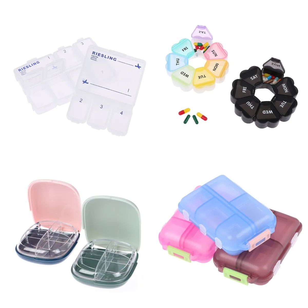 1pc Organizer Container For Tablets Travel Health Care Drug Pill Box Small Boxes For Tablets Organizer For Medicines 7 Days
1pc Organizer Container For Tablets Travel Health Care Drug Pill Box Small Boxes For Tablets Organizer For Medicines 7 Days
