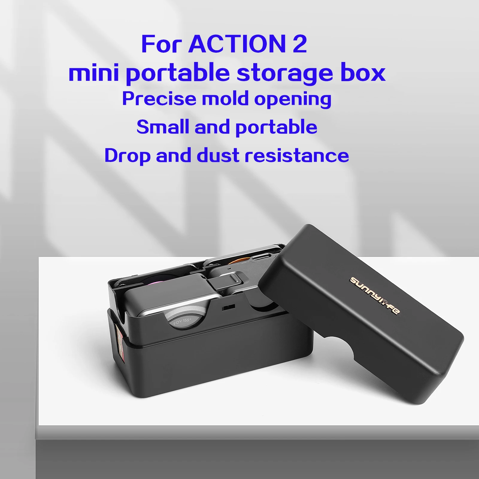 DJI ACTION 2 Sports Camera Storage Box Mini Portable Anti-drop Protective Box For DJI ACTION 2
DJI ACTION 2 Sports Camera Storage Box Mini Portable Anti-drop Protective Box For DJI ACTION 2