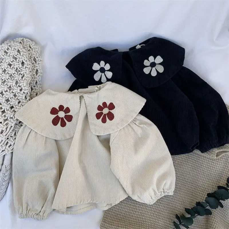 Children Clothing 2022 Autumn Winter Clothes Big Collar Flowers Children New Girls Korean Style Embroidered Long Sleeve Shirt
Children Clothing 2022 Autumn Winter Clothes Big Collar Flowers Children New Girls Korean Style Embroidered Long Sleeve Shirt
