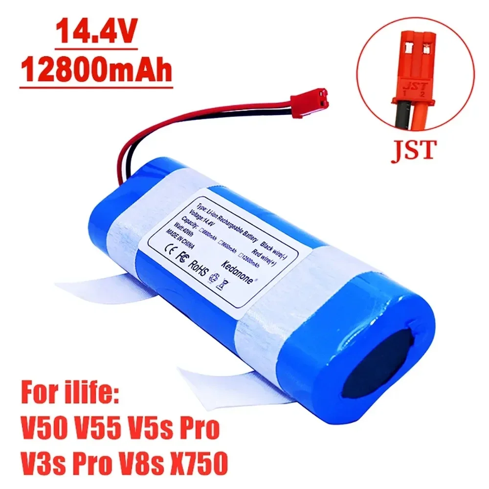 Upgrade 14.8V 12800mAh Lithium Battery for ILIFE V5 V5s V50 V3 plus v3s pro Robot Vacuum Cleaner ILIFE v5s pro battery
Upgrade 14.8V 12800mAh Lithium Battery for ILIFE V5 V5s V50 V3 plus v3s pro Robot Vacuum Cleaner ILIFE v5s pro battery