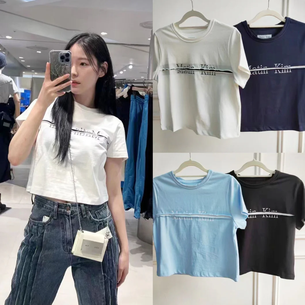 Matin kim Korea Spring/Summer 23 New Cut logo Basic Couple Short Sleeve T-shirt y2k top
Matin kim Korea Spring/Summer 23 New Cut logo Basic Couple Short Sleeve T-shirt y2k top