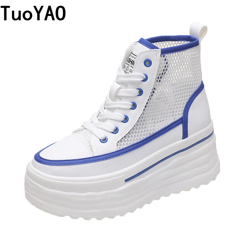 Women Platform Wedge Breathable Trendy Boots Spring 7CM Ankle Boots New 2022 Chunky Sneakers Female High Boots Mesh Shoes Woman
Women Platform Wedge Breathable Trendy Boots Spring 7CM Ankle Boots New 2022 Chunky Sneakers Female High Boots Mesh Shoes Woman
