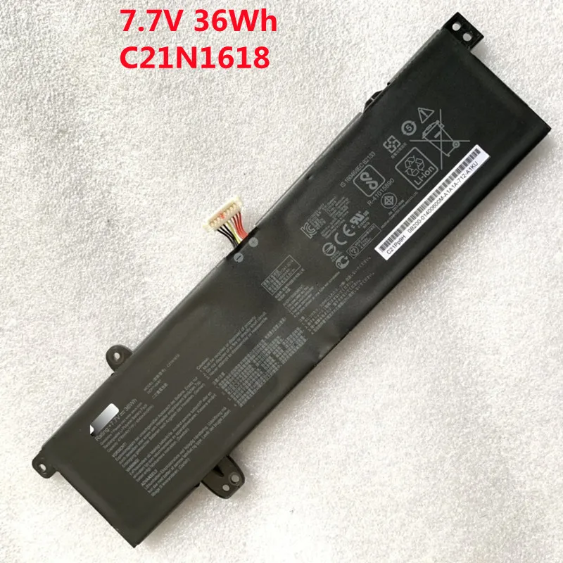 7,7 В 36 Вт/ч подлинный C21N1618 Аккумулятор для ноутбука ASUS VivoBook X402B X402BP X402BA 9400 E402B E402BA E402BP F402BA F402BP L402BA
7,7 В 36 Вт/ч подлинный C21N1618 Аккумулятор для ноутбука ASUS VivoBook X402B X402BP X402BA 9400 E402B E402BA E402BP F402BA F402BP L402BA