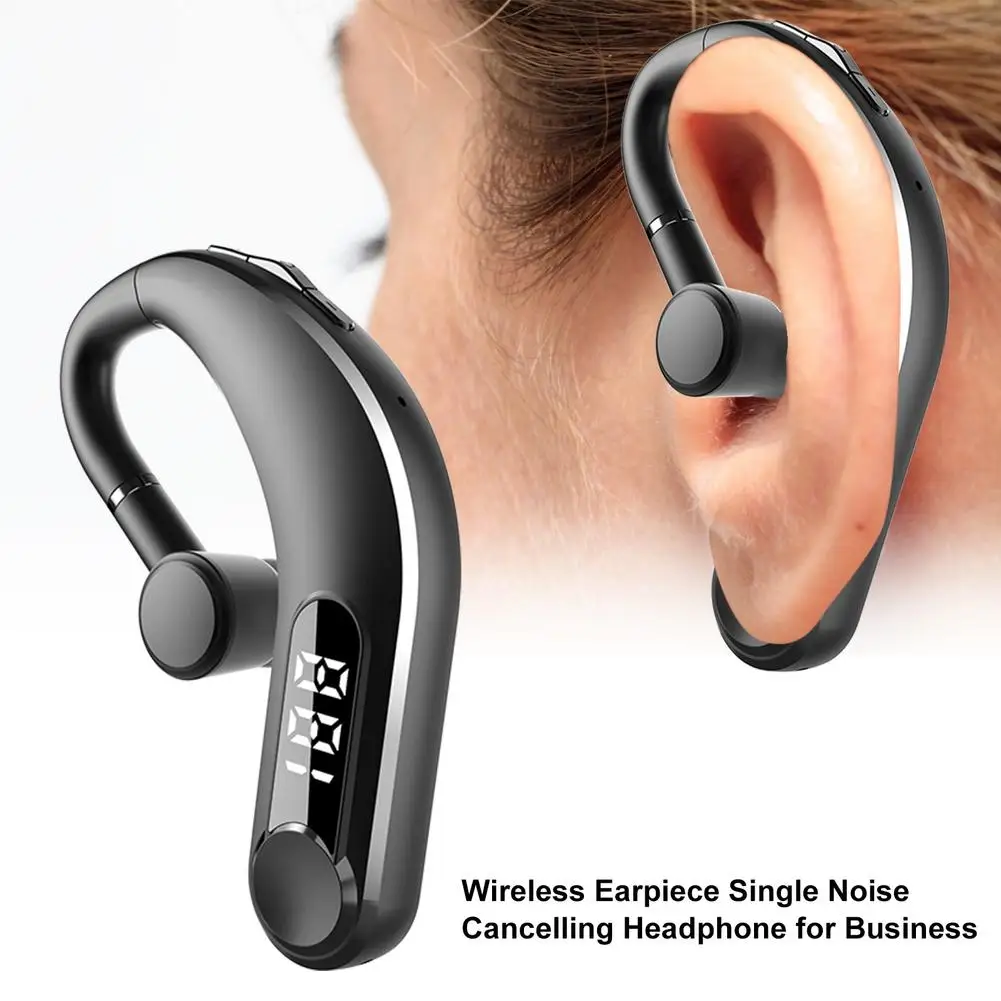Earphone Earpiece Wireless Single Ear Headset Bluetooth-compatible 5.2 Long Standby Time LED Power Digital Display Earphone
Earphone Earpiece Wireless Single Ear Headset Bluetooth-compatible 5.2 Long Standby Time LED Power Digital Display Earphone