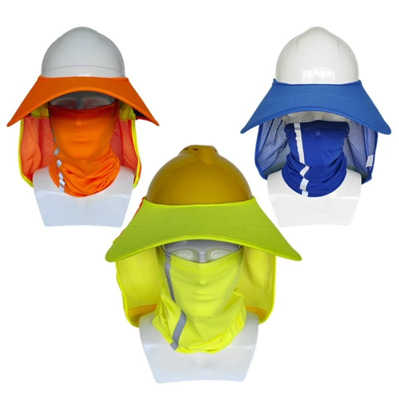 MXMB Safety Helmets Sunshade with Neck Shield Wide Brim Neck Protect SunShade for Hardhat Foldable High Visibility Mesh Visor
MXMB Safety Helmets Sunshade with Neck Shield Wide Brim Neck Protect SunShade for Hardhat Foldable High Visibility Mesh Visor