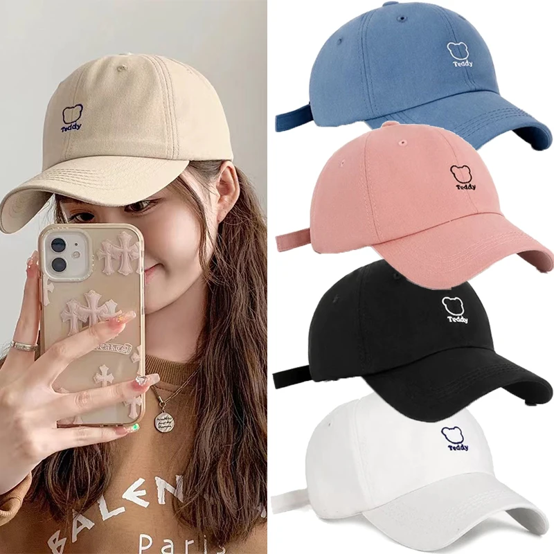 New Unisex Baseball Cap for Women Men Fashion Embroidery Bear Visor Hat Retro Snapback Hats Cotton Soft Street Caps Casual
New Unisex Baseball Cap for Women Men Fashion Embroidery Bear Visor Hat Retro Snapback Hats Cotton Soft Street Caps Casual