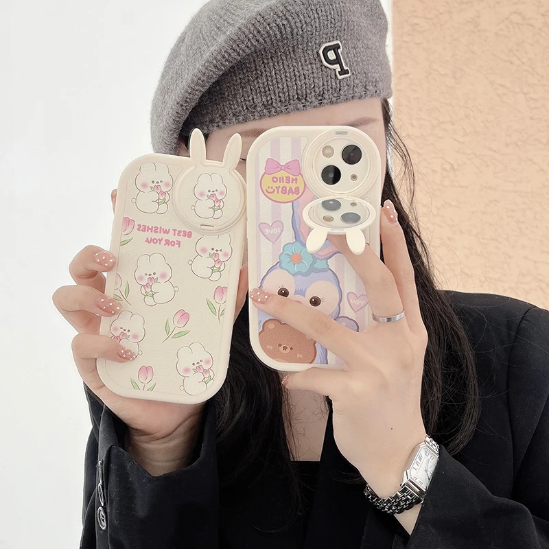 Sliding Window Cute 3D Flower Rabbit Phone Cases For iPhone 14 13 12 11 Pro Max XR X XS MAX Anti-fall Cover
Sliding Window Cute 3D Flower Rabbit Phone Cases For iPhone 14 13 12 11 Pro Max XR X XS MAX Anti-fall Cover