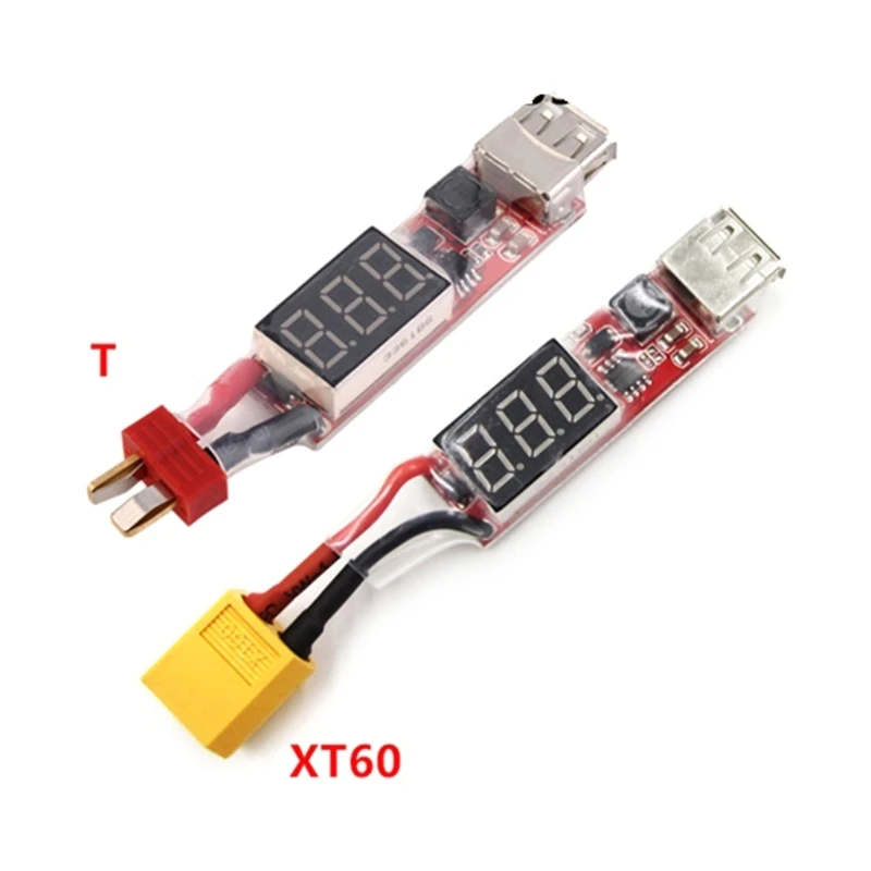 

DXAB Reliable XT60/T Plug to USB Converter Safe and Efficient Charging for Various Lipo Battery Packs Efficiency Charging