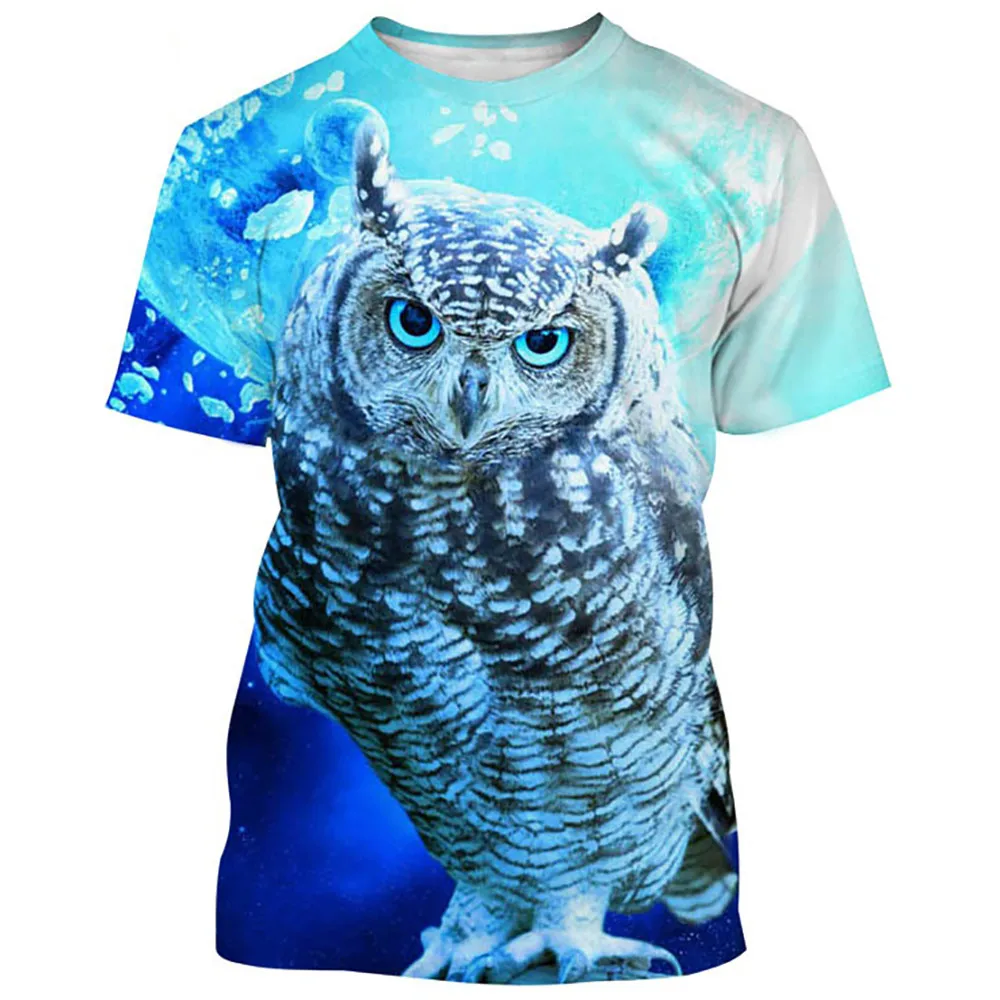 2023 New Fashion Summer Owl Print Men's T-shirts Cool O-Neck Loose Short Sleeve Male Tops Tees Casual Oversized T Shirt For Men
2023 New Fashion Summer Owl Print Men's T-shirts Cool O-Neck Loose Short Sleeve Male Tops Tees Casual Oversized T Shirt For Men
